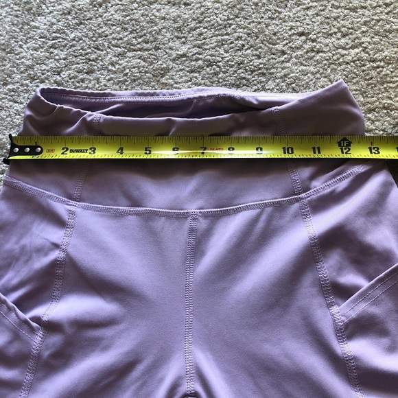3/$25 Purple high-waisted leggings with pockets - Picture 7 of 7